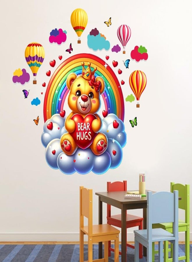 DivineDesigns ملصقات جدارية من تصميمات ديفاين ديزاينز على شكل عناق دب الباندا - Image 2